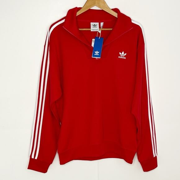 Adidas Mens Quarter ZIp Original Track Top Size Medium - Picture 2 of 8
